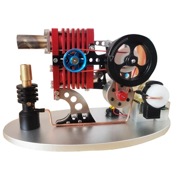 1 БР. Модел на двигателя на Стърлинг, рокер, модел на генератора на двигателя на Стърлинг, научен експеримент, образователна играчка на подарък за момчетата