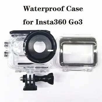 1 Комплект Прозрачен корпус калъф за гмуркане Insta360 GO3 Защитен калъф за подводно гмуркане за аксесоари на камерата Insta360 GO 3