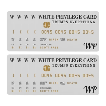 10 бр. Бяла Привилегированата карта превъзхожда всички Комплекти кредитни карти, картон-подложка в чантата, Романтична картичка, Бизнес подаръци