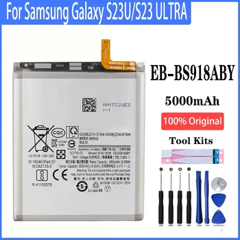 100% батерия EB-BS918ABY голям капацитет 5000 mah за Samsung Galaxy S23U S23 ULTRA, смяна на телефона с помощта на инструменти