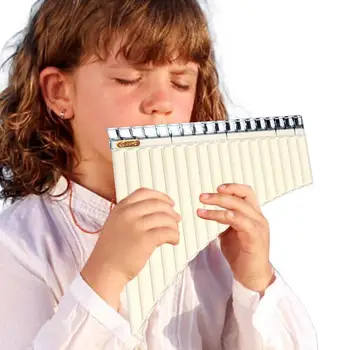 18 Тръбна Пан-Флейта Здрава Пан-Флейта C Тон За начинаещи 18 Тръбна Пан-Флейта Пан-тръба За Увеличаване на Обема на белите дробове, За да се Постигне Ефект