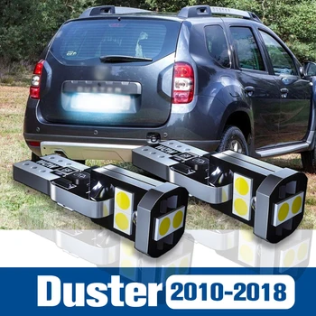 2 елемента Led лампи, осветление регистрационен номер Canbus за Dacia Duster 2010 2011 2012 2013 2014 2015 2016 2017 2018