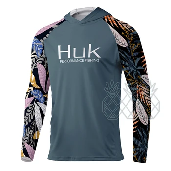 2023 2023 Нови ризи за риболов Hoody Мъжка с дълъг ръкав Потник с защита от uv UPF 50 Лятна тениска Performance Джърси