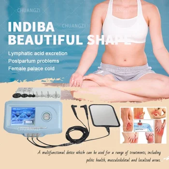2024 Нова система за радиочестотен лифтинг на лицето Indiba Deep Beauty Body Face Reshaping с честота 448 khz, высокочастотная машина за отслабване при загуба на тегло Indiba Deep Beauty 2024 г.