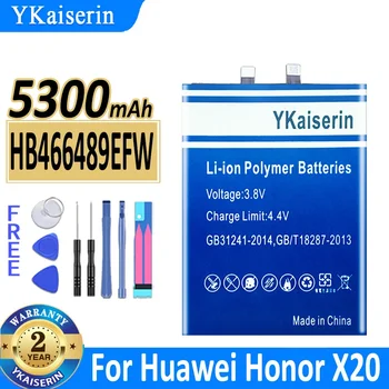 5300 mah YKaiserin Батерия HB466489EFW за батерии на мобилни телефони Huawei Honor X20