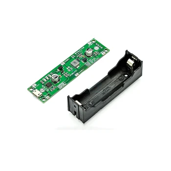 5V 18650 литиево-йонна Батерия Boost Step Up Модул Micro USB Зареждане и Разреждане на по Едно и Също време, Схема на Платка Защита на UPS Li-ion