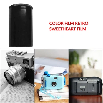 8 EXP ISO 200 Цветни филм за фотоапарат Ретро фолио във формата на сърце 135 Негативна филм за 35-мм водоустойчив камери