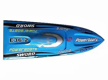 E36 Предварително оцветени в синьо Електрически комплект за скоростни състезания Корпус радиоуправляемой лодка Само за напреднали играчи Играчки Toucan за възрастни Подарък TH02652