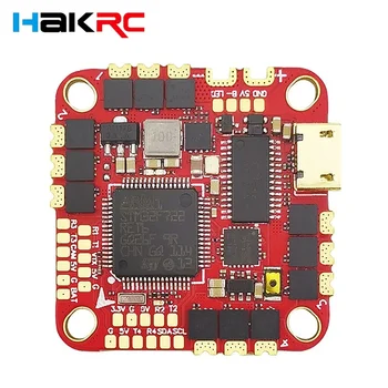 HAKRC F722 AIO Контролер Полет с BLHELIS 40A 4в1 ESC 2-6 S ICM42688 Двойно USB Сензор за Ток 