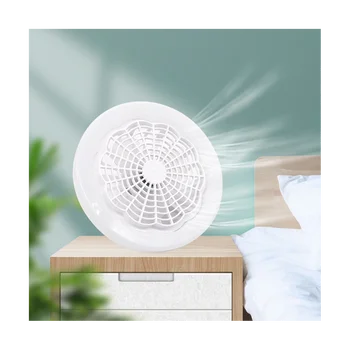 Led smart fan вентилатор на Тавана мощност 30 W с дистанционно управление, вътрешен led лампа, Безшумни вентилатори за декор на кухня в спалнята-Бял