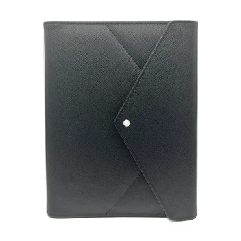 MB Notebook Classic от естествена кожа формат А5 с отрывными листа, бизнес бележник Луксозен дизайн, високо качество, на лигавицата и празна