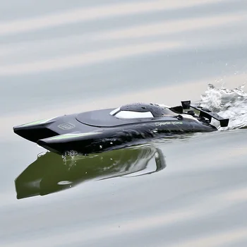 Безжична двухмоторная радиоуправляемая лодка, играчка с дистанционно управление, 2,4 g, високоскоростна лодка с дистанционно управление, подобрена версия, Водна игра, играчка за лодка