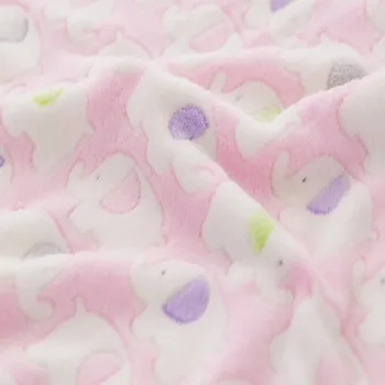 Висококачествени мултифункционални одеяла с принтом слон от коралов руно, одеало за кондициониране на въздуха, детско одеало, наметало роли килим