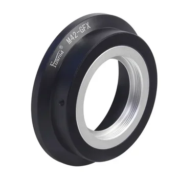 Висококачествено Преходни пръстен за закрепване на обектива M42-GFX за обектив M42 42 мм до Среднеформатной фотоапарат Fuji Fujifilm GFX Mount GFX50S GFX50R