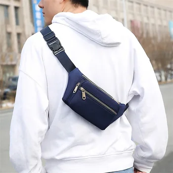 Дамски Мъжки поясная чанта за джогинг, водоустойчив поясная чанта, модерен поясная чанта през рамо, държач за мобилен телефон за спорт на открито, разходки