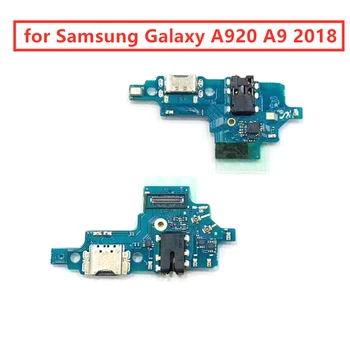 за Samsung Galaxy A920 A9 2018 Порт USB-зарядно устройство Конектор за док-станция Печатна платка лента гъвкав кабел Подмяна на компоненти порт за зареждане