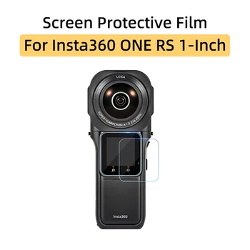 За спортна камера Insta360 ONE RS с 1-инчов панорамен екран от Закалено стъкло, защитно фолио от надраскване, Аксесоари