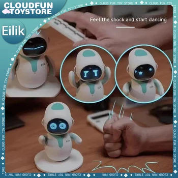 Играчка-робот Eilik Емоционално взаимодействие Умен домашен любимец-компаньон с технологията на изкуствения интелект Робот-компаньон С безкрайна радост Играчка-робот, Подаръци за деца