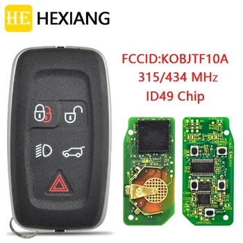Ключ от колата HE Xiang За Land Rover LR2 LR4 Discovery4 Freelander Evoque Sport 315 434 Mhz ID49 HITAG PRO Smart Remote Promixity 