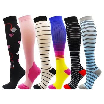 Компресия чорапи за мъже и жени с медицински разширени вени, чорапи за лечение на диабет, За бягане на открито, фитнес, катерене.