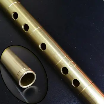 Латунная Метална Флейта Dizi C Key Metal Flauta Професионална Напречната Флейта 