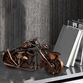 Метална ретро-фигурка на мотоциклет, статуетка, колекция от работи, за подарък, за дома интериор