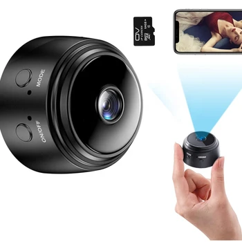 Мини камера 1080P HD Wifi за отдалечен преглед на видео в реално време A9 Видео Аудио Рекордер Скрита камера за видеонаблюдение Micro Body Cam с магнитна основа