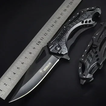 Открит сгъваем нож Оръжие за самозащита Многофункционален ловен нож за оцеляване в къмпинг и Ловен риболовен нож