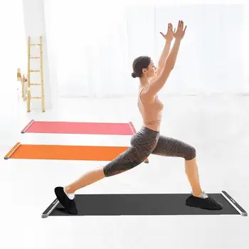 подложка за балансиране на 200x50 см Професионална плъзгаща се дъска за фитнес в помещението за упражнения за краката на ролкови кънки