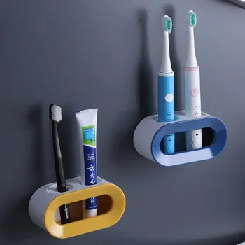 Поставка Стенни Четка За Зъби Самоклеящийся Органайзер Багажник За Четка За Зъби В Банята Пространство За Запазване На Четка За Зъби, Държач Electric