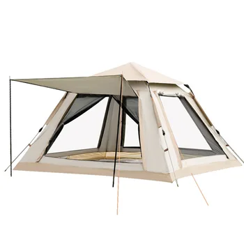 Преносим сгъваема палатка за нощуване на открито, Удебелена защита от слънцето, палатка за пикник на открито, палатка за къмпинг на покрива, Сверхлегкая палатка
