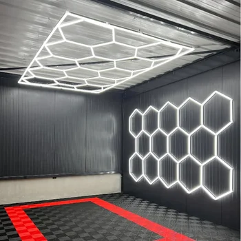 Производител Etop Доставя части за автомобили с Висока Лекота, LED Гаражни Шестоъгълник Тавани, Работещи За Магазин
