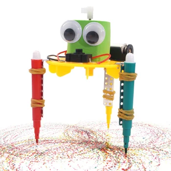 Ранното обучение по Роботика САМ Doodle Малки изобретения Забавни играчки за деца от Начален и среден научен експеримент