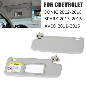 Сенника на колата, за Chevrolet Chevy Sonic 2012-2018 Spark 2013-2016 Aveo 2011-2015 Панел с аксесоари за огледала за грим