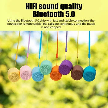 Слушалка Bluetooth Преносим Високоговорител Безжична Мини Мини Колона 3D Стереомузыка Съраунд Бас блок Микрофон