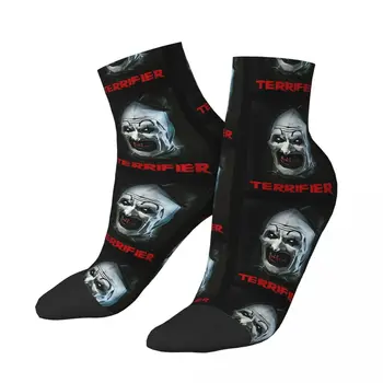 Средни ужасни мъжки чорапи до глезена, по-ужасни филми на ужасите, унисекс модел Харадзюку, забавен подарък, с нисък чучур