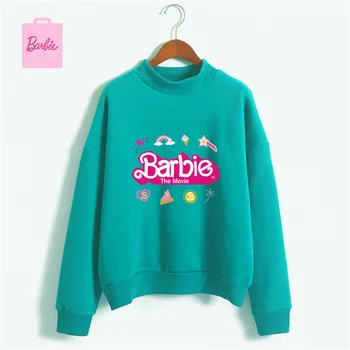 Тениски кукли Барби, Женски вязаный пуловер с бродерия, Просто стил, Есен, Елегантен пуловер, подарък от приятелка в стил харадзюку, аниме и периферия