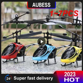 Хеликоптер с дистанционно управление от 1 до 7 бр. с лека Usb зареждане, Устойчив на падане на мини-модел на самолет за детски играчки