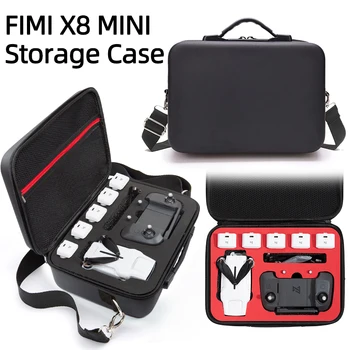 Чанта през рамо за FIMI X8 MINI, калъф за съхранение на аксесоари за дрона, калъф за носене контролер, батерии, чанта