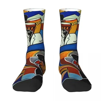 Чорапи All Seasons Crew чорапи Salsa Каляо, модни дълги чорапи в стил харадзюку в стил хип-хоп, аксесоари за мъже и жени, подаръци