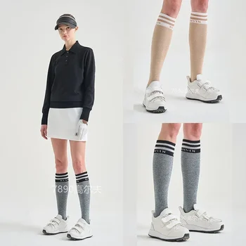 Чорапи за голф Нови дамски слънчеви чорапи за голф Модни универсални спортни чорапи със средна дълъг ръкав