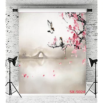 ШУОЖИКЕ, китайски стил, Поетичен И красив Портрет, природа, Професионална фотография, на Фона подпори KL-03